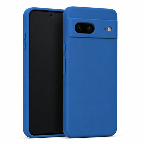 Google Pixel 7 Silicone Pro Silikon Hülle in Marineblau – Produktansicht