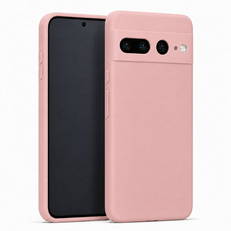 Google Pixel 7 Pro Silicone Pro Silikon Hülle in Altrosa – Produktansicht