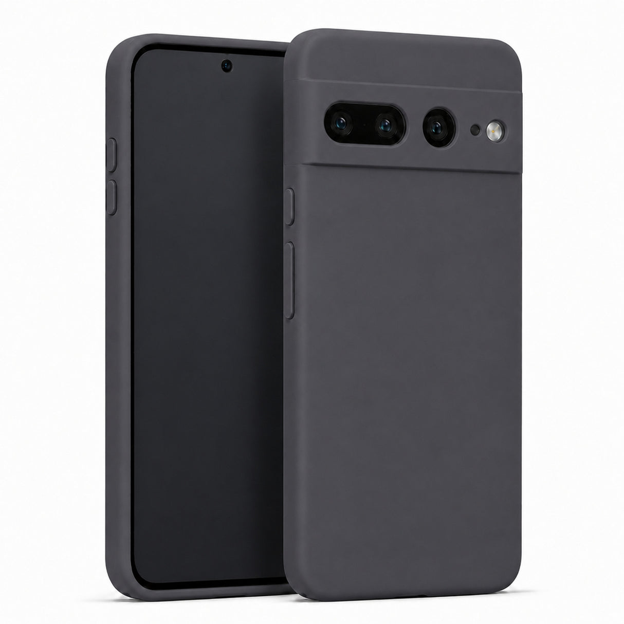 Google Pixel 7 Pro Silicone Pro Silikon Hülle in Anthrazit – Produktansicht