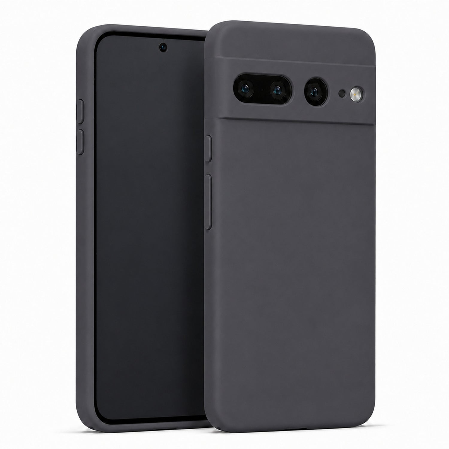 Google Pixel 7 Pro Silicone Pro Silikon Hülle in Anthrazit – Produktansicht