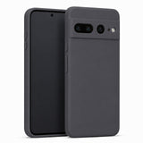 Google Pixel 7 Pro Silicone Pro Silikon Hülle in Anthrazit – Produktansicht
