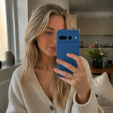 Google Pixel 7 Pro Silicone Pro Silikon Hülle Marineblau – Detailansicht 6
