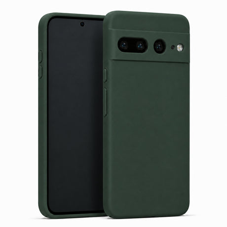 Google Pixel 7 Pro Silicone Pro Silikon Hülle in Tannengrün – Produktansicht