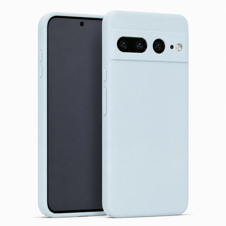 Google Pixel 7 Pro Silicone Pro Silikon Hülle in Wolkenblau – Produktansicht