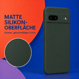 Google Pixel 7 Silicone Pro Silikon Hülle Tannengrün – Detailansicht 1