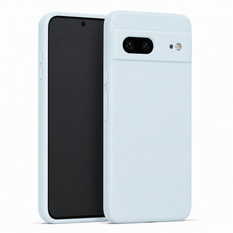 Google Pixel 7 Silicone Pro Silikon Hülle in Wolkenblau – Produktansicht