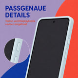 Google Pixel 7 Silicone Pro Silikon Hülle Wolkenblau – Detailansicht 3