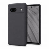 Google Pixel 7A Silicone Pro Silikon Hülle in Anthrazit – Produktansicht
