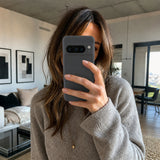 Google Pixel 8 Pro Silicone Pro Silikon Hülle Anthrazit – Detailansicht 6