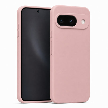 Google Pixel 9 Silicone Pro Silikon Hülle in Altrosa – Produktansicht