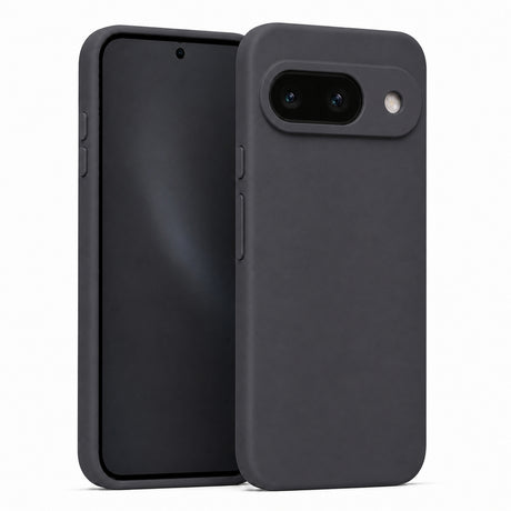 Google Pixel 9 Silicone Pro Silikon Hülle in Anthrazit – Produktansicht