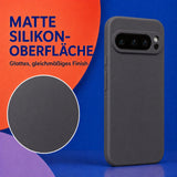 Google Pixel 9 Pro Silicone Pro Silikon Hülle Anthrazit – Detailansicht 1