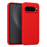 Google Pixel 9 Pro Silicone Pro Silikon Hülle in Rot – Produktansicht
