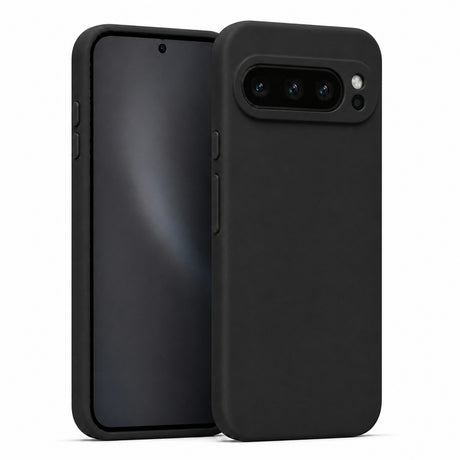 Google Pixel 9 Pro Silicone Pro Silikon Hülle in Schwarz – Produktansicht