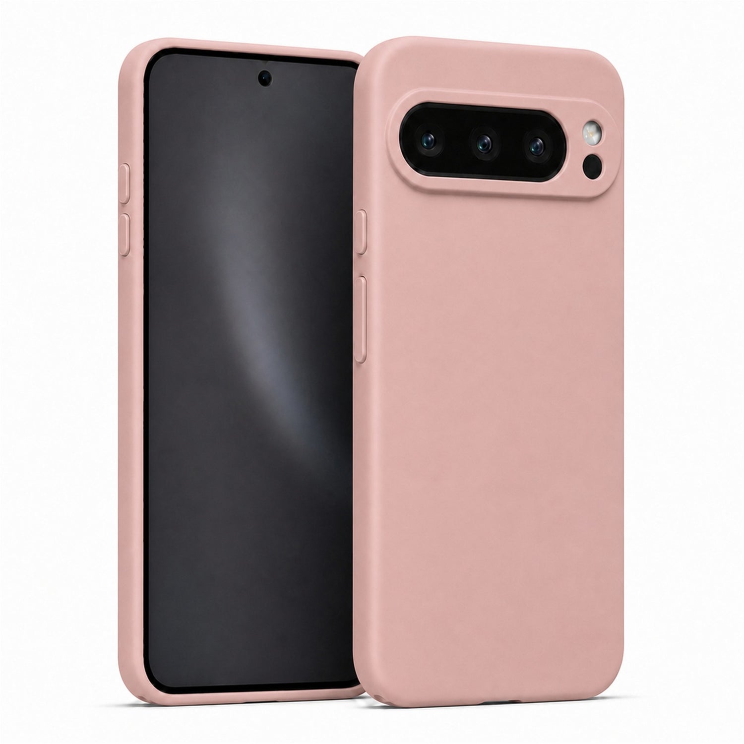 Google Pixel 9 Pro XL Silicone Pro Silikon Hülle in Altrosa – Produktansicht