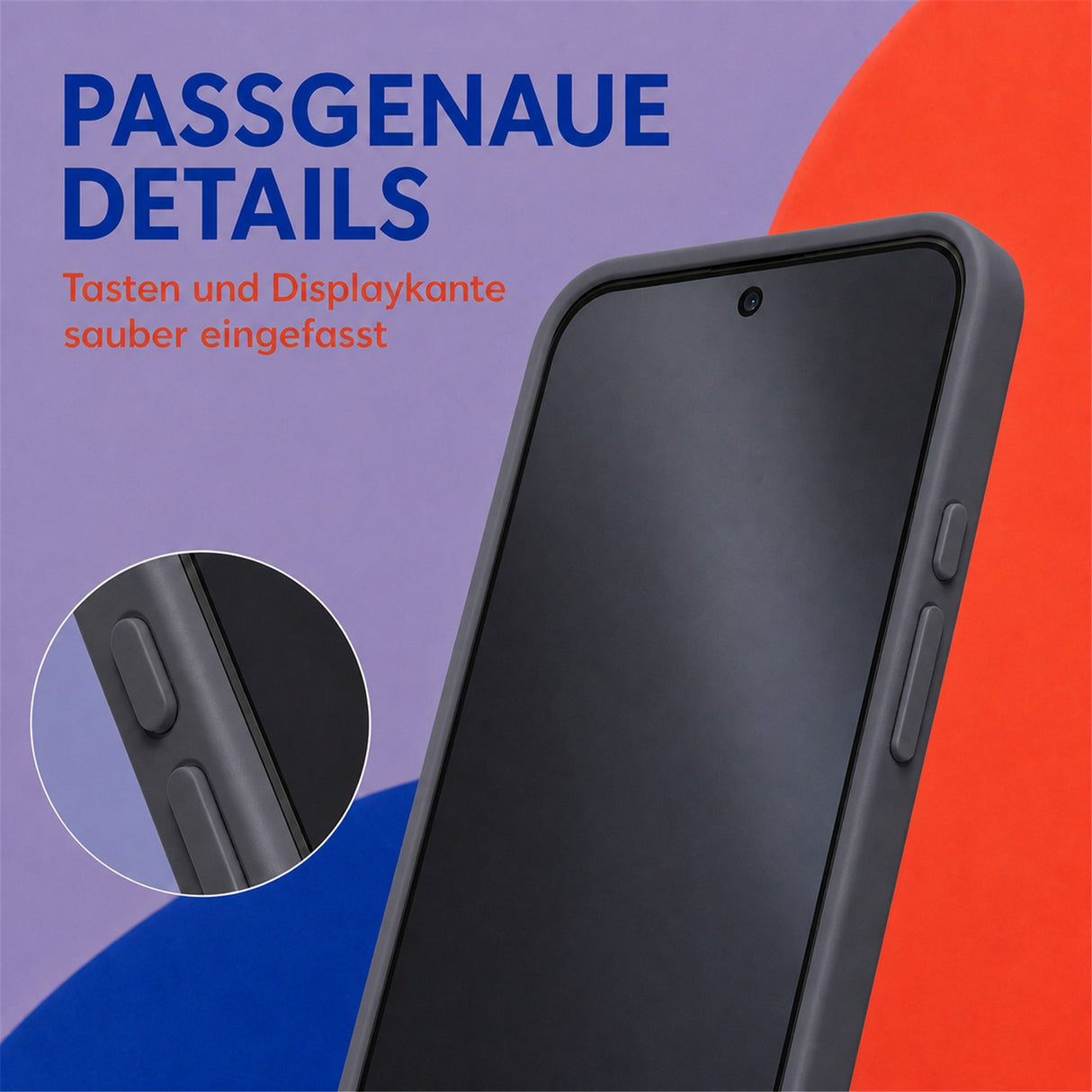 Google Pixel 9 Pro XL Silicone Pro Silikon Hülle Anthrazit – Detailansicht 3