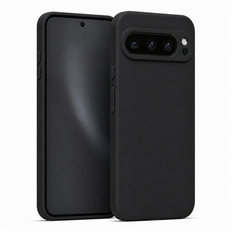Google Pixel 9 Pro XL Silicone Pro Silikon Hülle in Schwarz – Produktansicht