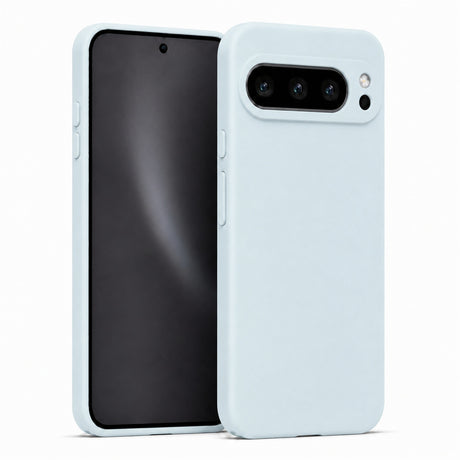 Google Pixel 9 Pro XL Silicone Pro Silikon Hülle in Wolkenblau – Produktansicht