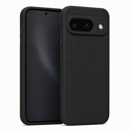Google Pixel 9 Silicone Pro Silikon Hülle in Schwarz – Produktansicht