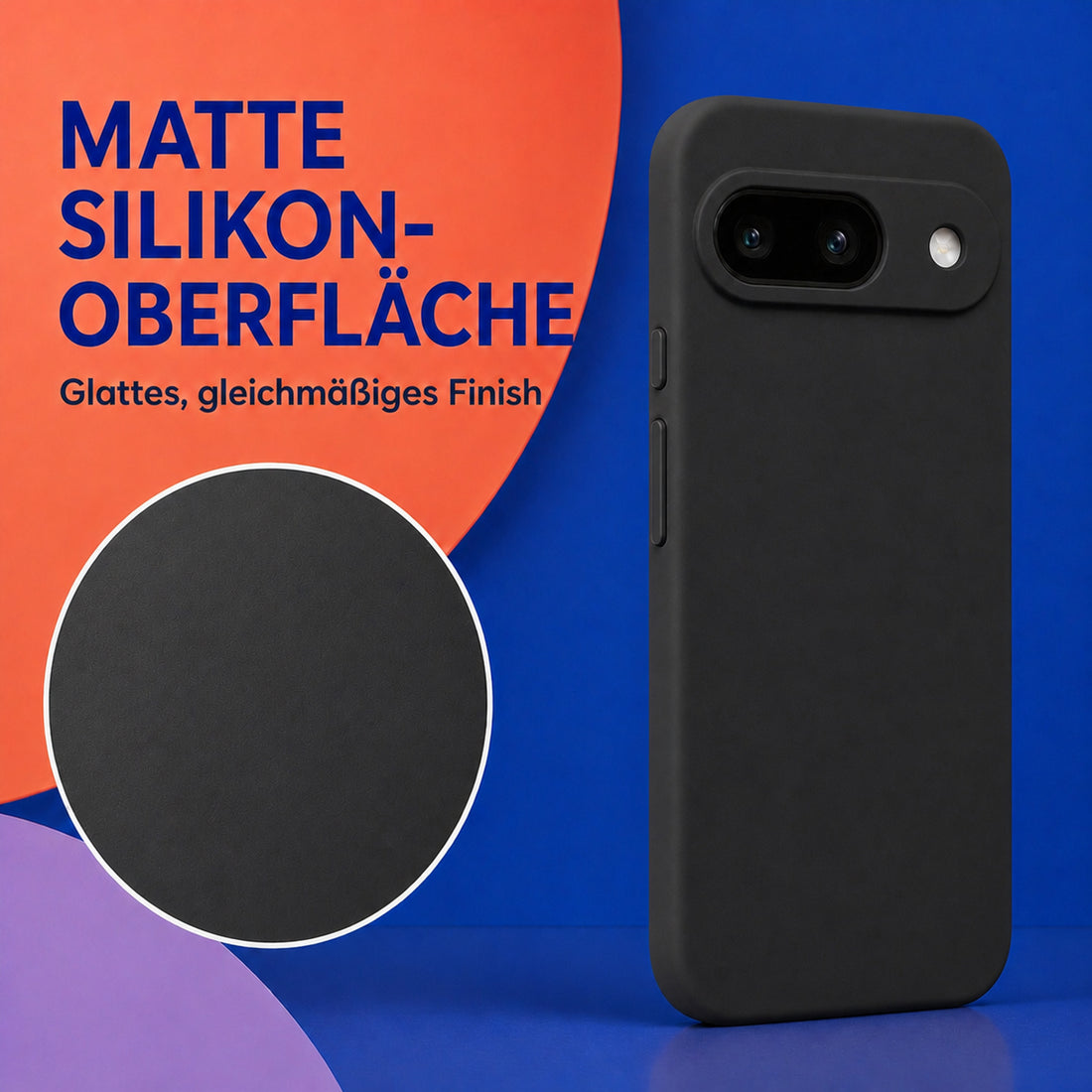 Matte Silikon-Oberfläche