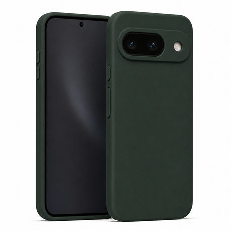 Google Pixel 9 Silicone Pro Silikon Hülle in Tannengrün – Produktansicht