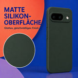 Google Pixel 9 Silicone Pro Silikon Hülle Tannengrün – Detailansicht 1