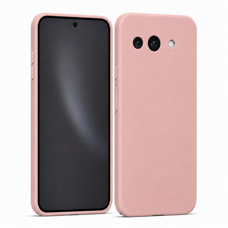 Google Pixel 9A Silicone Pro Silikon Hülle in Altrosa – Produktansicht