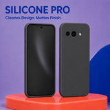 Google Pixel 9A Silicone Pro Silikon Hülle Anthrazit – Detailansicht 5