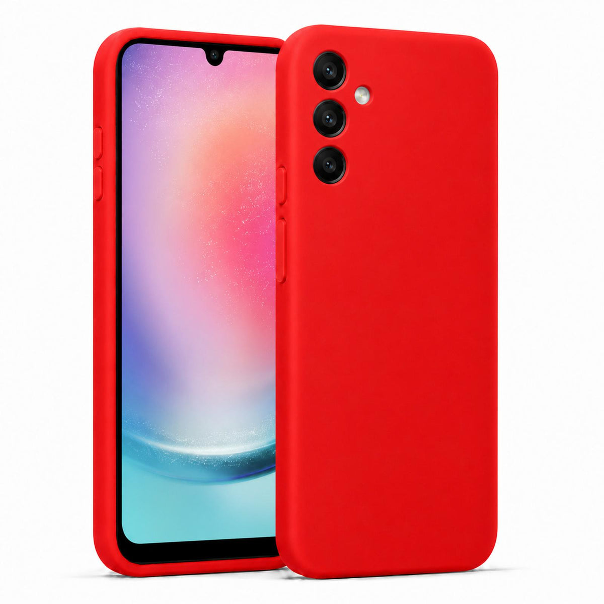 Samsung Galaxy A05s - Silikon Hülle Soft-Touch Rot