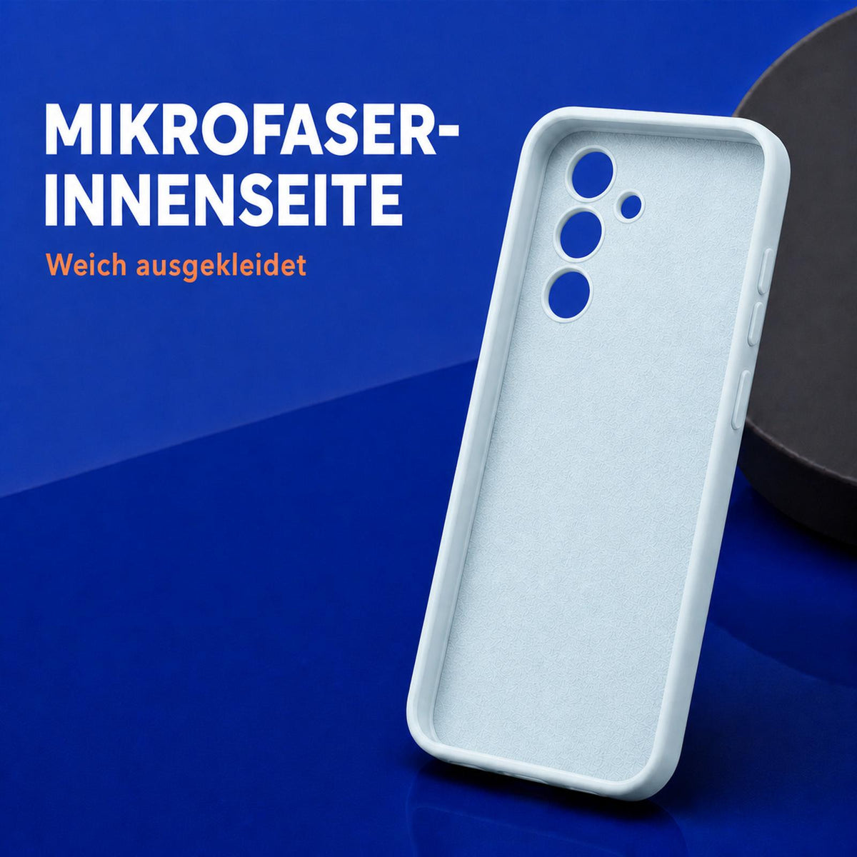 Samsung Galaxy A05s - Silikon Hülle Soft-Touch Wolkenblau