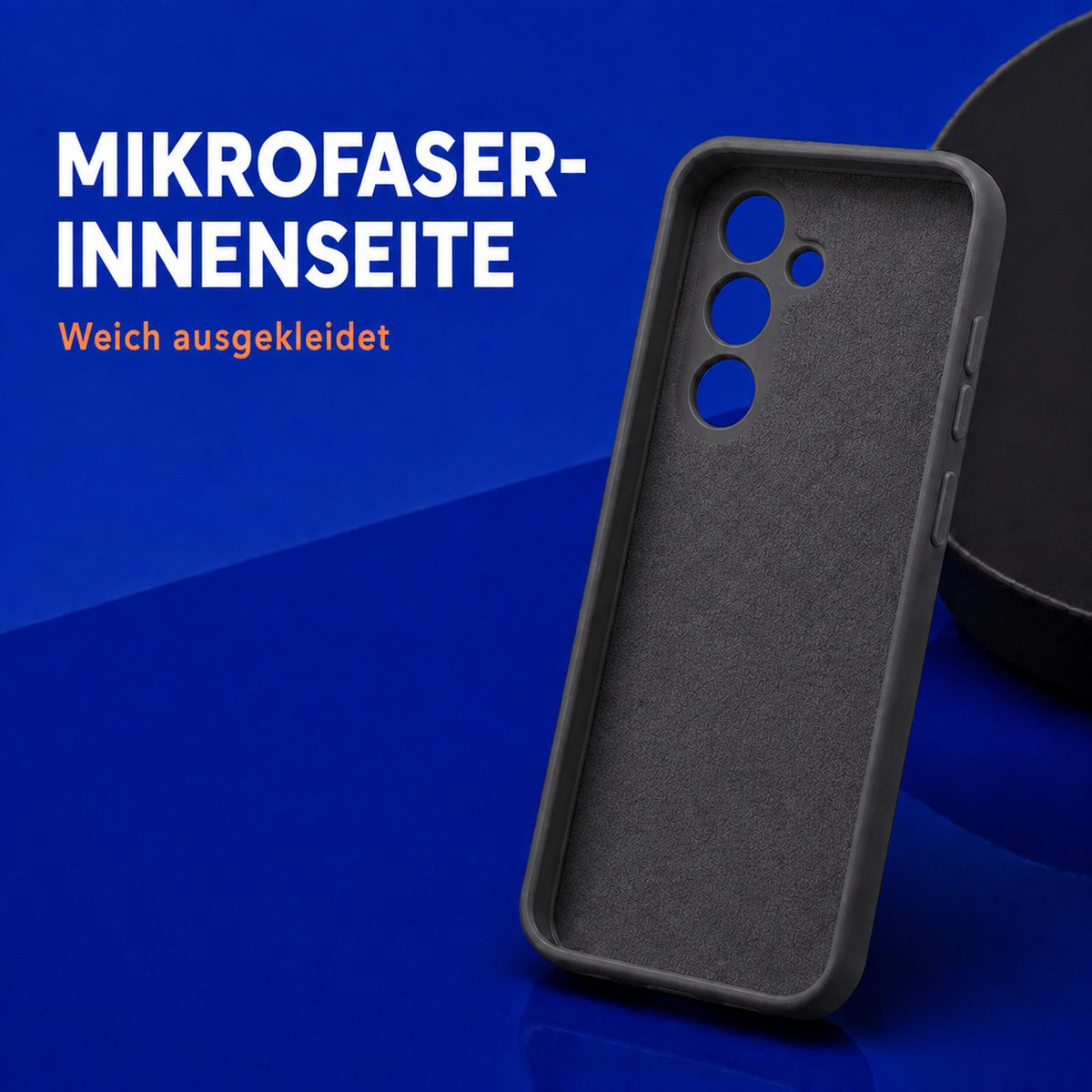 Samsung Galaxy A15 4G/5G - Silikon Hülle Soft-Touch Anthrazit