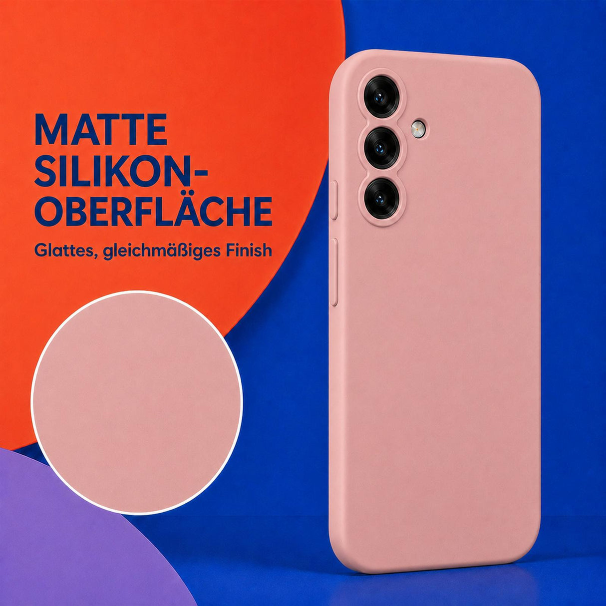 Samsung Galaxy A16 4G/5G - Silikon Hülle Soft-Touch Altrosa