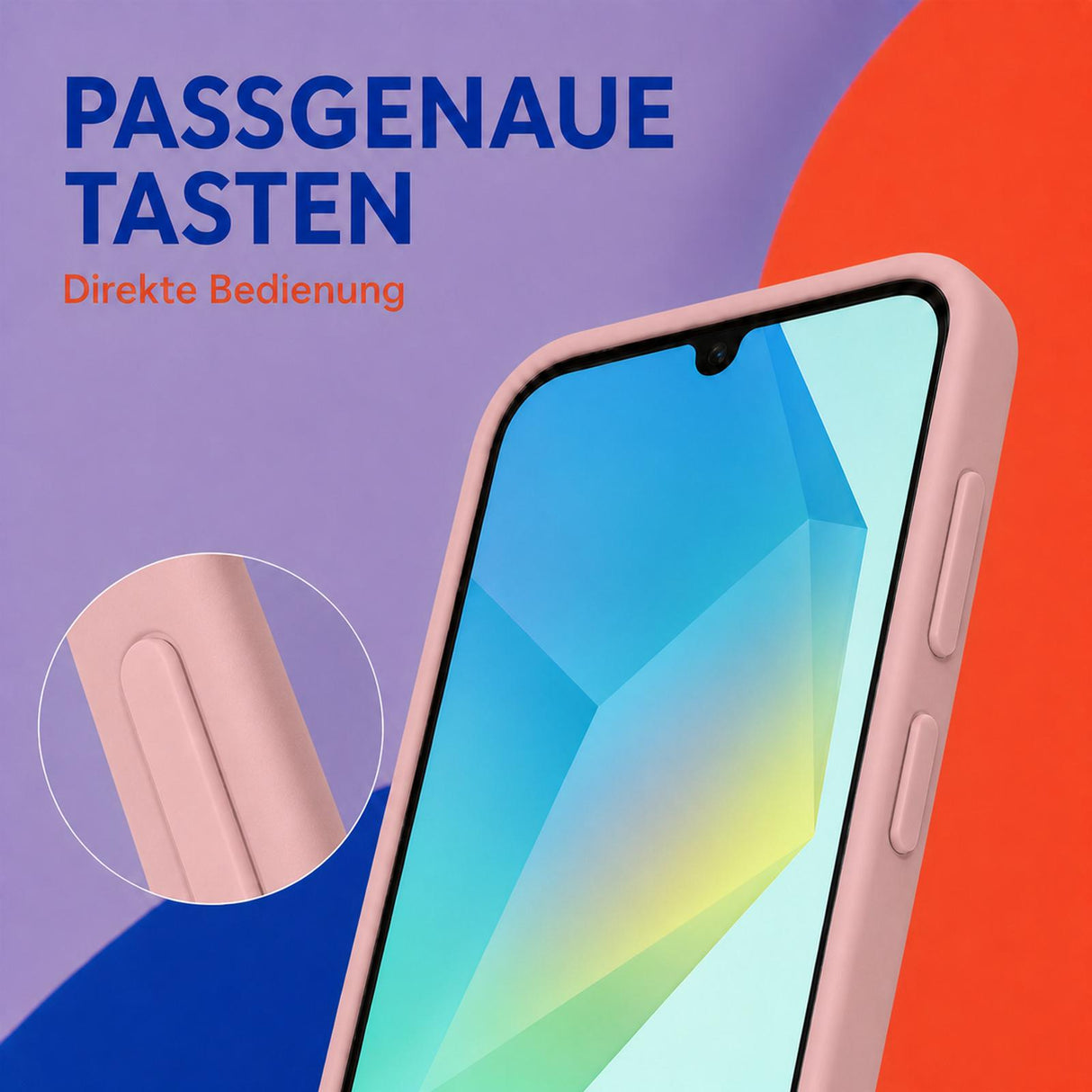 Samsung Galaxy A16 4G/5G - Silikon Hülle Soft-Touch Altrosa