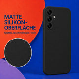 Samsung Galaxy A16 4G/5G - Silikon Hülle Soft-Touch Schwarz