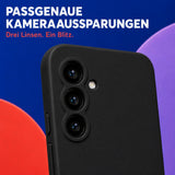 Samsung Galaxy A16 4G/5G - Silikon Hülle Soft-Touch Schwarz