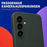 Samsung Galaxy A16 4G/5G - Silikon Hülle Soft-Touch Tannengrün