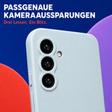 Samsung Galaxy A16 4G/5G - Silikon Hülle Soft-Touch Wolkenblau