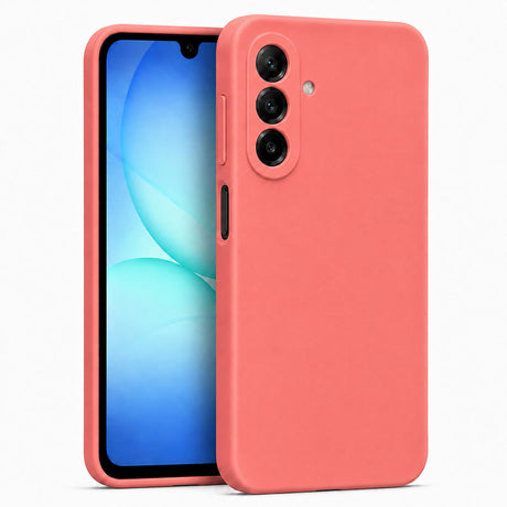 Samsung Galaxy A17 4G/5G - Silikon Hülle Soft-Touch Korallenrot