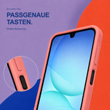 Samsung Galaxy A17 4G/5G - Silikon Hülle Soft-Touch Korallenrot
