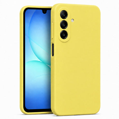Samsung Galaxy A17 4G/5G - Silikon Hülle Soft-Touch Zitronengelb