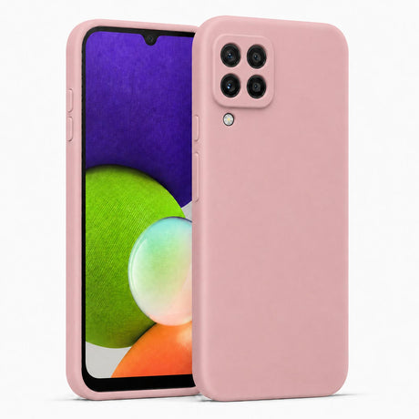 Samsung Galaxy A22 4G - Silikon Hülle Soft-Touch Altrosa