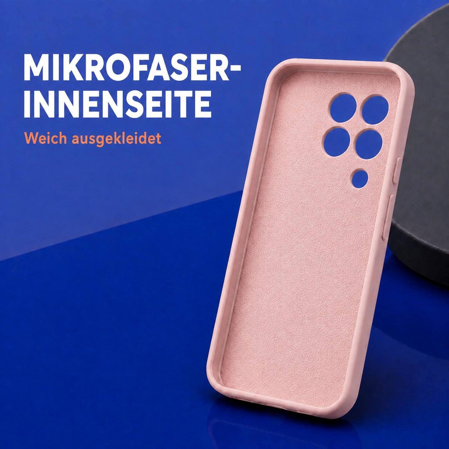 Samsung Galaxy A22 4G - Silikon Hülle Soft-Touch Altrosa