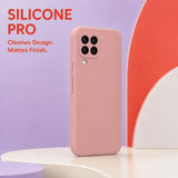 Samsung Galaxy A22 4G - Silikon Hülle Soft-Touch Altrosa