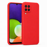 Samsung Galaxy A22 4G - Silikon Hülle Soft-Touch Rot