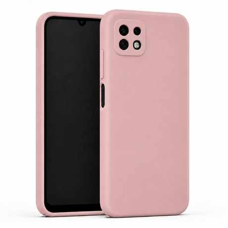 Samsung Galaxy A22 5G - Silikon Hülle Soft-Touch Altrosa