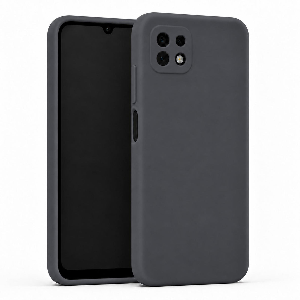 Samsung Galaxy A22 5G - Silikon Hülle Soft-Touch Anthrazit