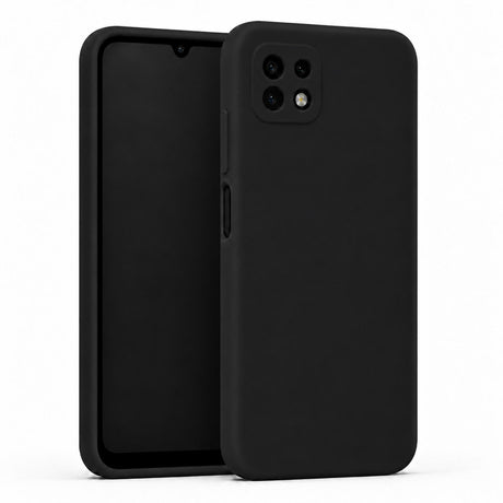 Samsung Galaxy A22 5G - Silikon Hülle Soft-Touch Schwarz