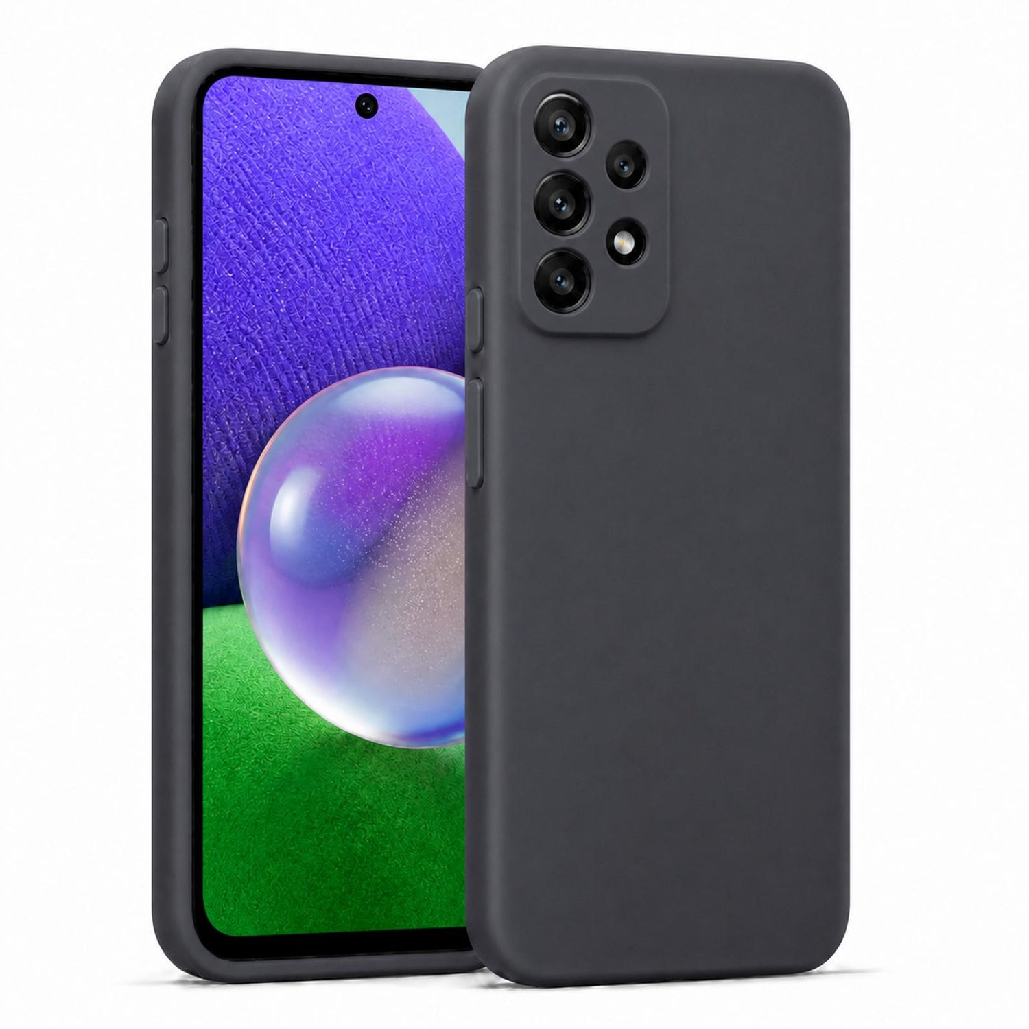 Samsung Galaxy A23 5G - Silikon Hülle Soft-Touch Anthrazit