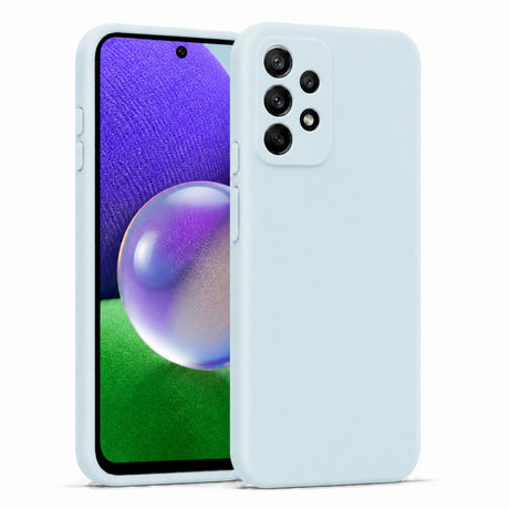 Samsung Galaxy A23 5G - Silikon Hülle Soft-Touch Wolkenblau