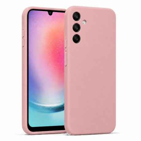 Samsung Galaxy A24 5G - Silikon Hülle Soft-Touch Altrosa